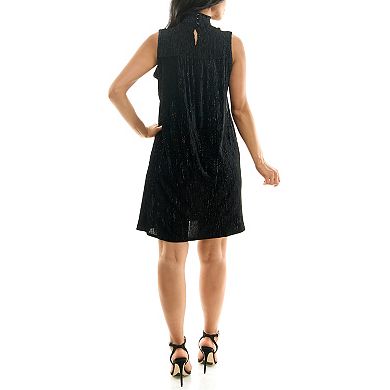 Women's Nina Leonard Smocked Shift Dress