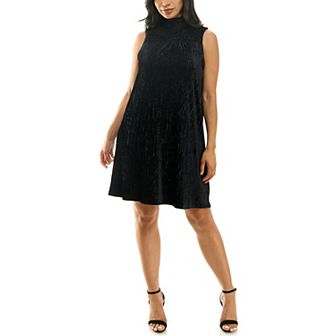 Women's Nina Leonard Smocked Shift Dress