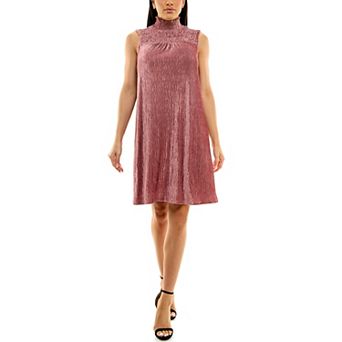 Women's Nina Leonard Smocked Shift Dress
