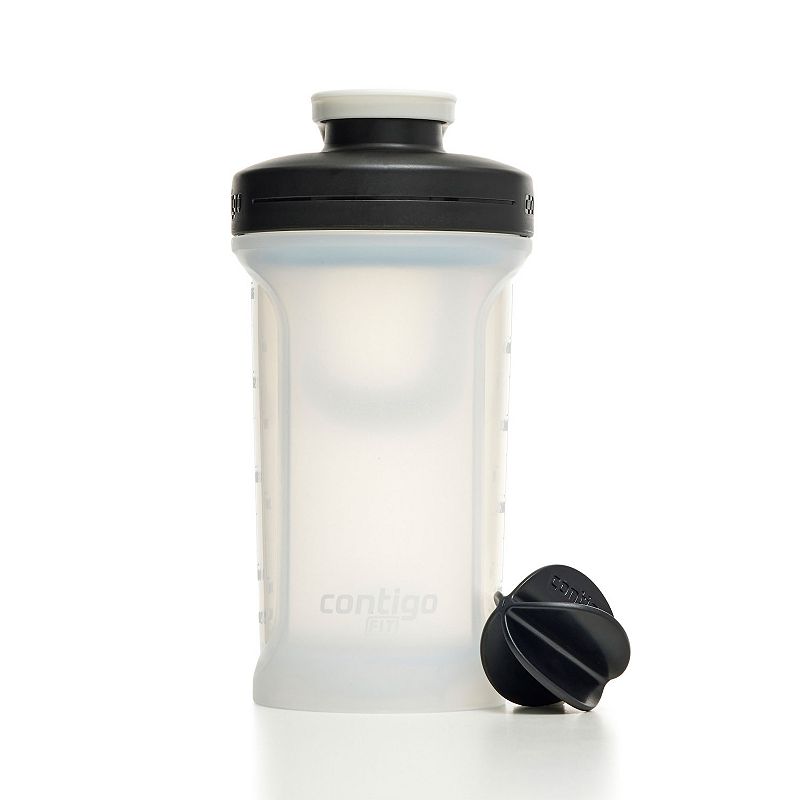 Contigo Shake & Go Fit Mixer Bottle, with Storage Container, Clear with  Black, 22 Ounce, Shop