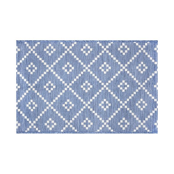 Sonoma Goods For Life&reg; Tonal Grey Reversible Rug - Indigo (24X36)