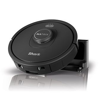 Shark® Matrix Robot Vacuum with Self-Cleaning Brushroll for Pet Hair, No Spots Missed on Carpets and Hard Floors, Precision Home Mapping, WiFi Black/Silver (RV2310)