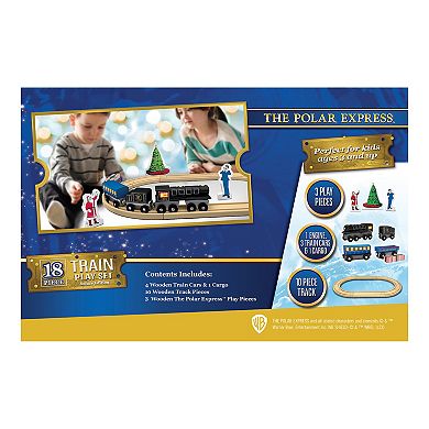 Masterpieces Puzzles The Polar Express Train 18-piece Play Set
