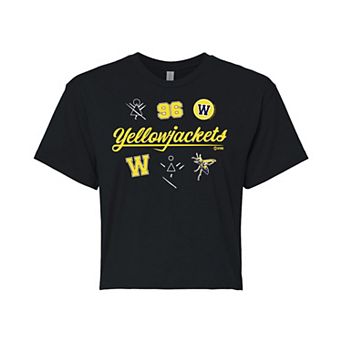 Juniors' Yellowjackets Icon Cropped Tee