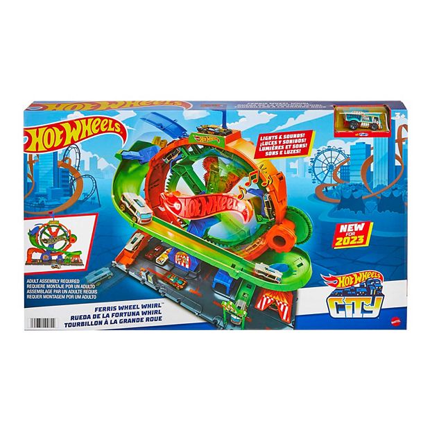 Mattel Hot Wheels City Ferris Wheel Whirl Playset