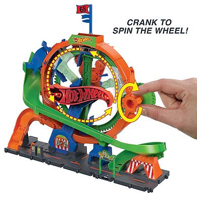 Mattel Hot Wheels City Ferris Wheel Whirl Playset