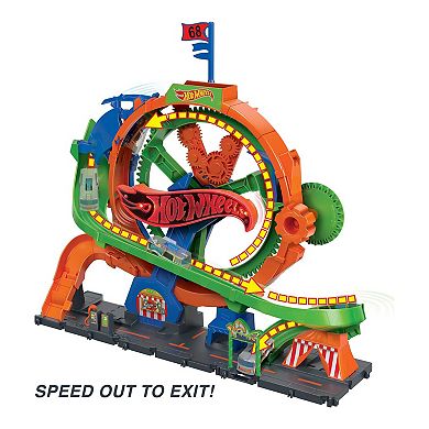 Mattel Hot Wheels City Ferris Wheel Whirl Playset