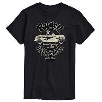 Big & Tall Grease Rydell Auto Shop Graphic Tee
