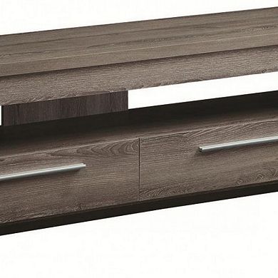 Fine Looking weathered Gray tv console