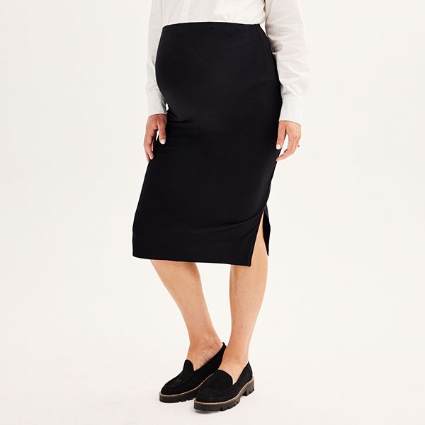 Maternity Sonoma Goods For Life® Fitted Midi Skirt