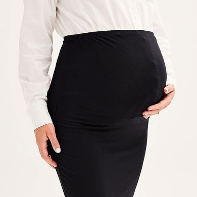 Maternity Sonoma Goods For Life® Fitted Midi Skirt