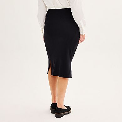 Maternity Sonoma Goods For Life® Fitted Midi Skirt