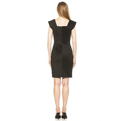 Women's ALEXIA ADMOR Lucinda Modern Scoopneck Sheath Dress