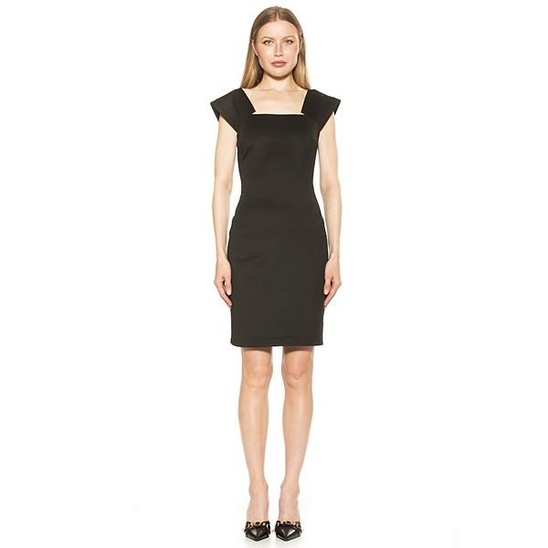 Women's ALEXIA ADMOR Lucinda Modern Scoopneck Sheath Dress