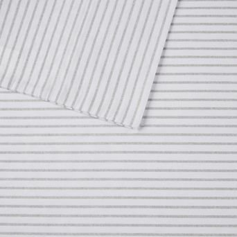 Madison Park Essentials 200 Thread Count Printed Cotton 4 pc Sheet Set with Pillowcases