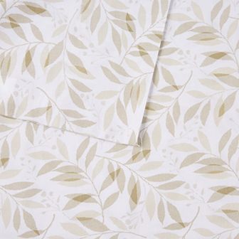 Madison Park Essentials 200 Thread Count Printed Cotton 4 pc Sheet Set with Pillowcases