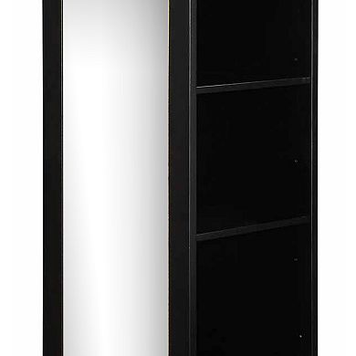Traditional Style Wooden Accent Cabinet, Black