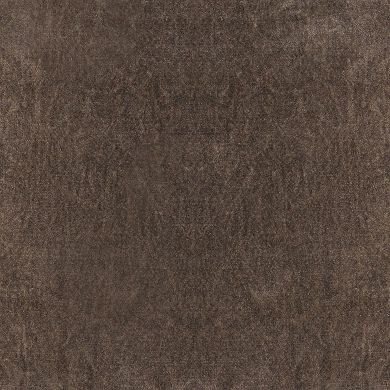 Square Fabric Throw Pillow with Solid Color and Piped Edges, Taupe Brown