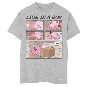 Boys 8-20 Stevens Universe Lion In A Box Comic Strip Graphic Tee