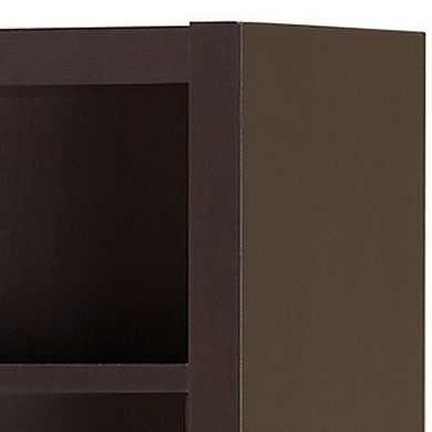 Glimmering Brown Narrow Wooden bookcase