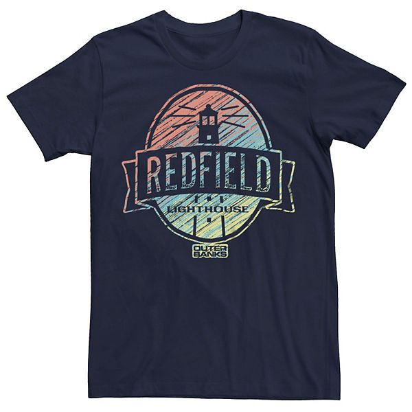 Men's Outer Banks Redfield Lighthouse Badge Graphic Tee