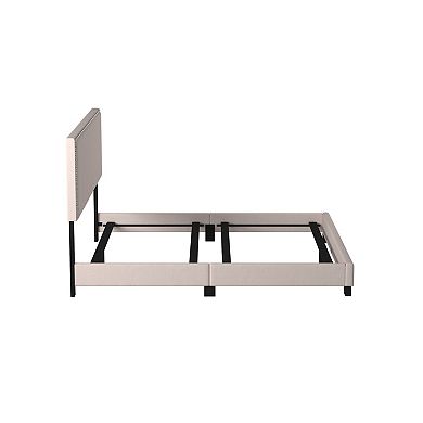 Ivory Upholstered Eastern King Bed