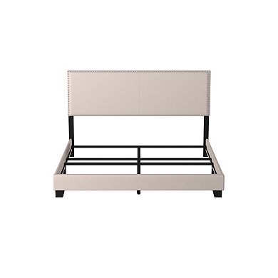 Ivory Upholstered Eastern King Bed