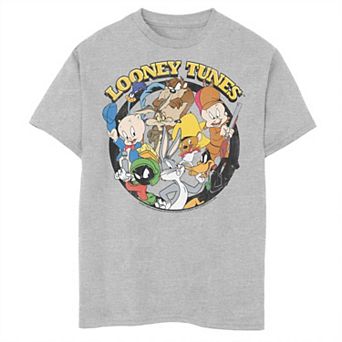 Boys 8-20 Looney Tunes Group Shot Poses Graphic Tee