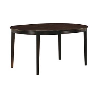 Modish Oval Shaped Wooden Dining Table, Brown