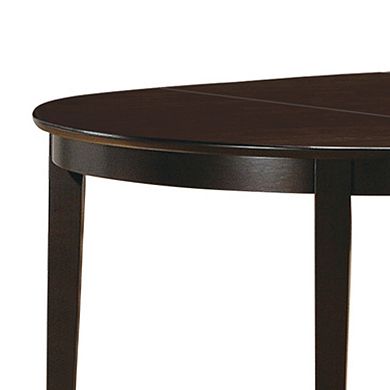 Modish Oval Shaped Wooden Dining Table, Brown
