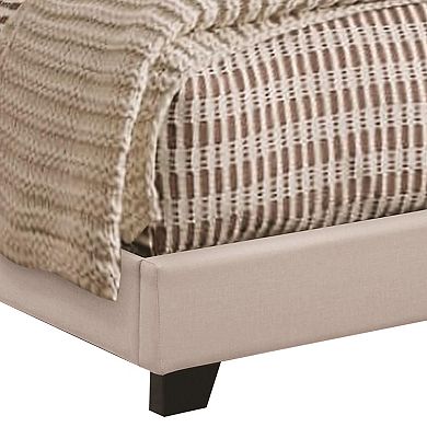 Ivory Upholstered Full Bed