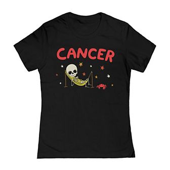 Juniors' COLAB89 Thiago Correa Skeleton Zodiac Sign Cancer Tee