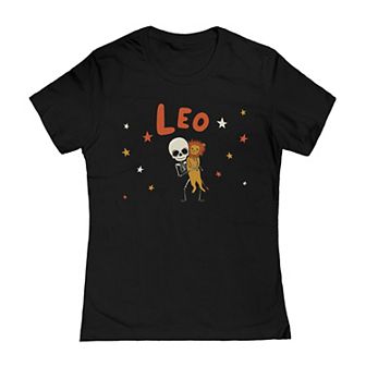 Juniors' COLAB89 Thiago Correa Skeleton Zodiac Sign Leo Tee