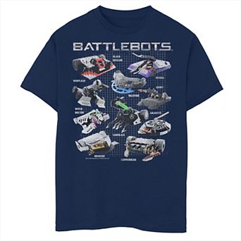 Boys 8-20 BattleBots Fighter Collage Tee
