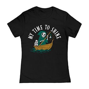 Juniors' Nathan W Pyle My Time To Shine Graphic Tee