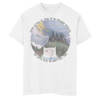 Boys 8-20 Adventure Time Finn And Jake Focus Circle Tee