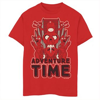 Boys 8-20 Adventure Time Grass Swords Tee