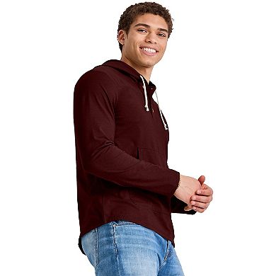 Men's Hanes® Originals Cotton Henley Hoodie