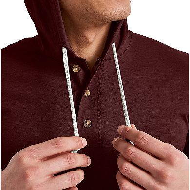 Men's Hanes® Originals Cotton Henley Hoodie