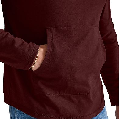 Men's Hanes® Originals Cotton Henley Hoodie