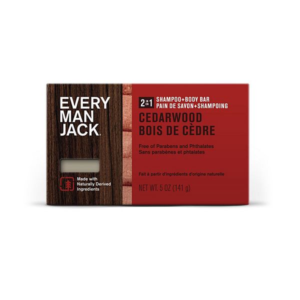 Every Man Jack 2in1 Cedarwood Body Bar