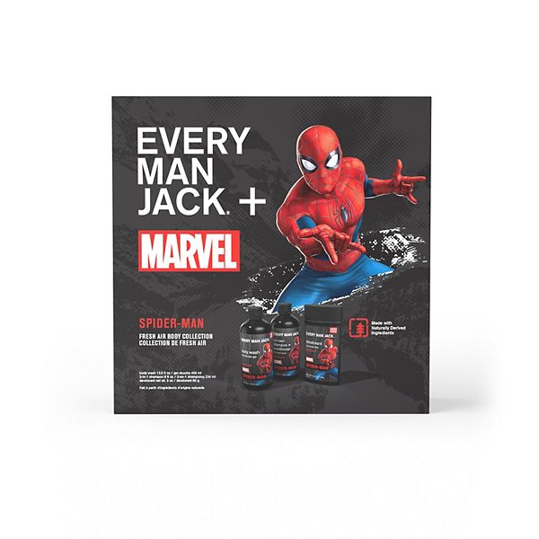 Every Man Jack Marvel SpiderMan Body Collection