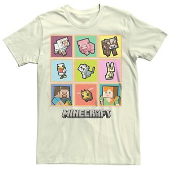 Men's Minecraft Pets Boxes Graphic Tee