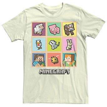 Men's Minecraft Pets Boxes Graphic Tee