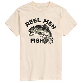 Men's "Reel Men Fish" Graphic Tee