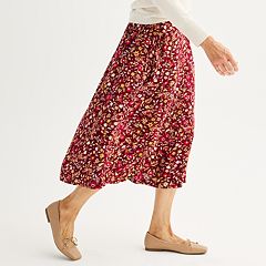 Kohls red skirt store