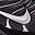 Metallic Silver Black