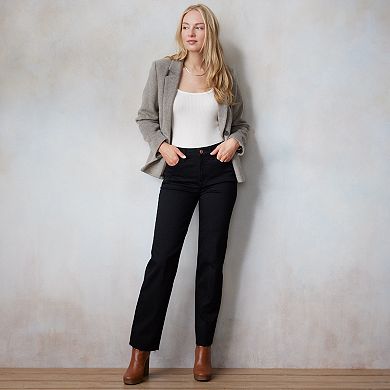 Women's LC Lauren Conrad Super High-Rise True Straight Jeans