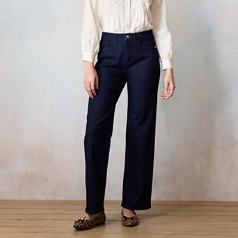 Women's LC Lauren Conrad Super High-Rise True Straight Jeans