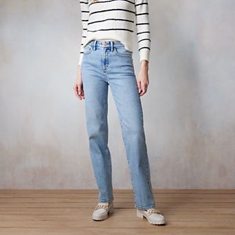 Women's LC Lauren Conrad Super High-Rise True Straight Jeans